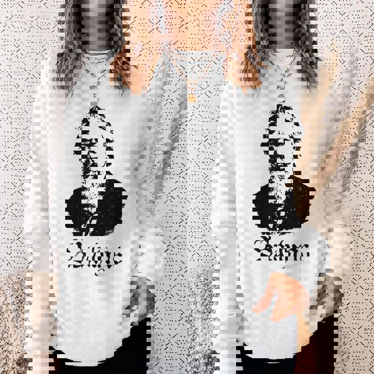 ブラームス ヨハネス・ブラームス クラシック音楽 スウェットシャツ 彼女への贈り物