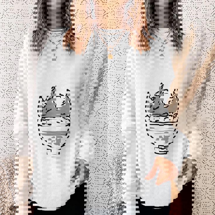 プテラノ丼 長袖tシャツ スウェットシャツ 彼女への贈り物