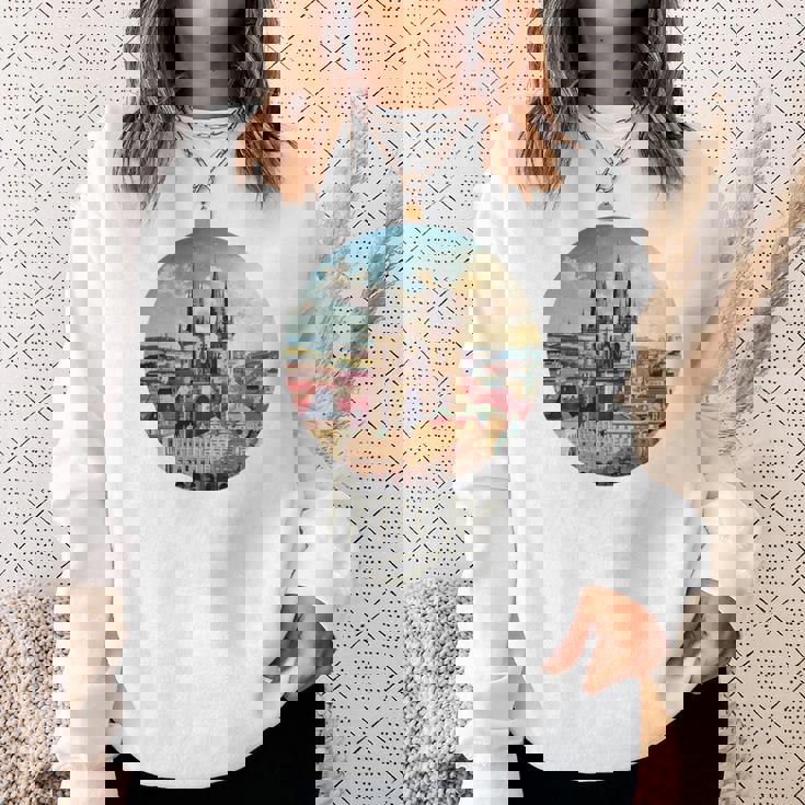 プラハ チェコ共和国 お土産 プラハ 長袖tシャツ スウェットシャツ 彼女への贈り物