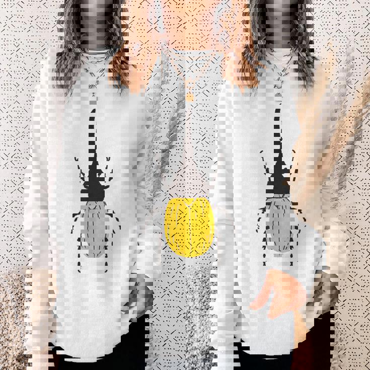 ヘラクレスオオカブト _昆虫_カブトムシ スウェットシャツ 彼女への贈り物