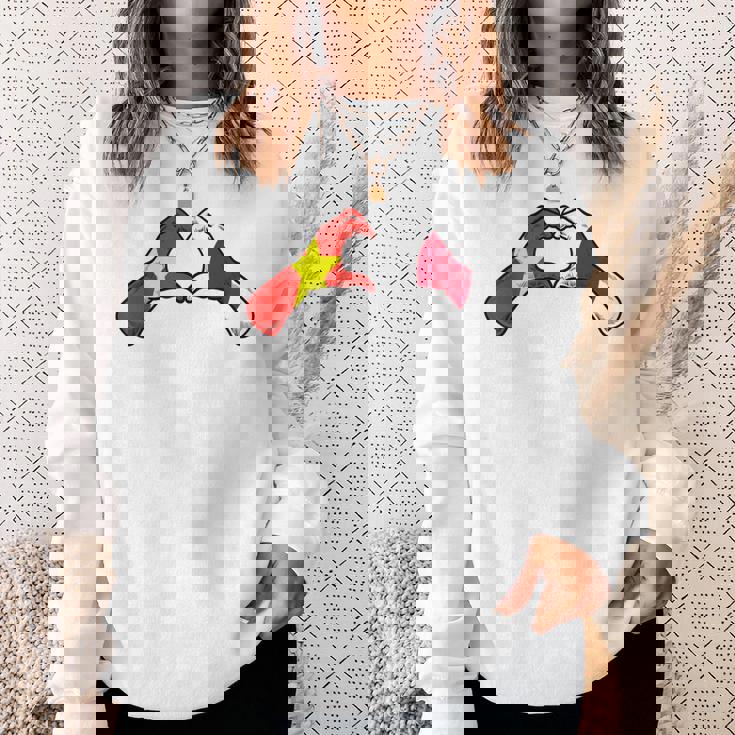 ベトナム日本国旗 ベトナムの日本のハート スウェットシャツ 彼女への贈り物