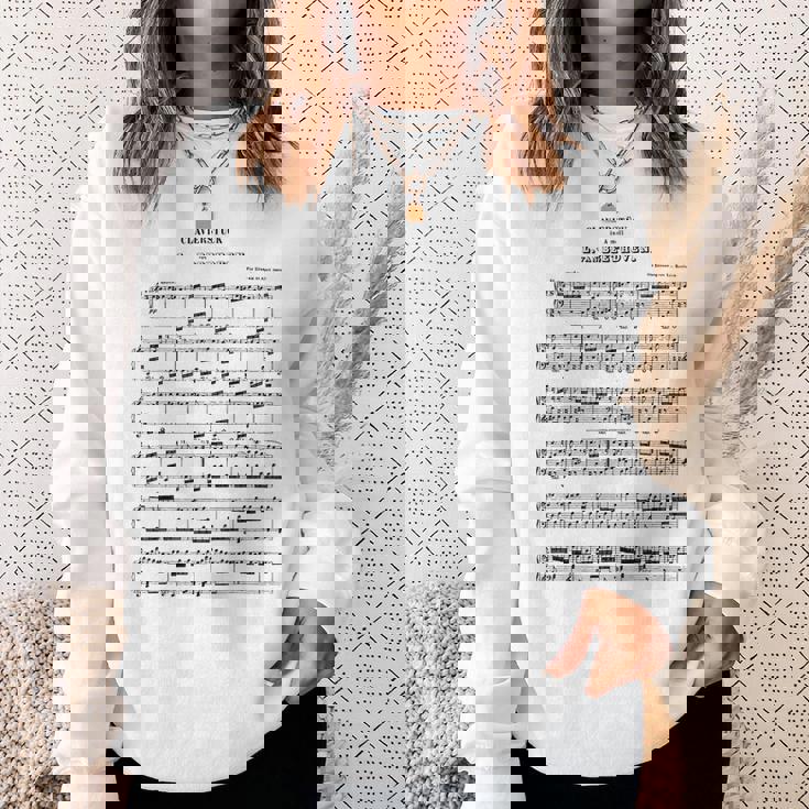 ベートーヴェン 楽譜 ピアノ ピアニスト スウェットシャツ 彼女への贈り物