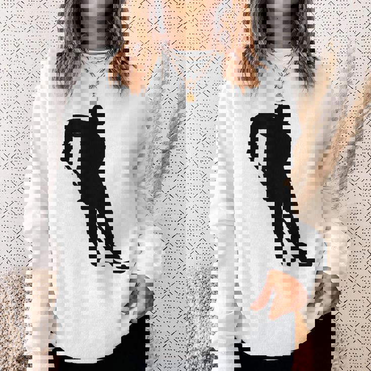 ホッケー選手 スウェットシャツ 彼女への贈り物