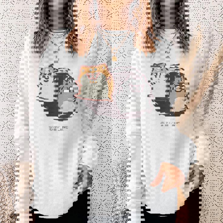 ボンレス犬とボンレス猫 参上 スウェットシャツ 彼女への贈り物