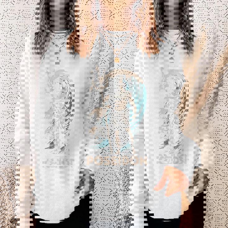 ポセイドン 長袖tシャツ スウェットシャツ 彼女への贈り物