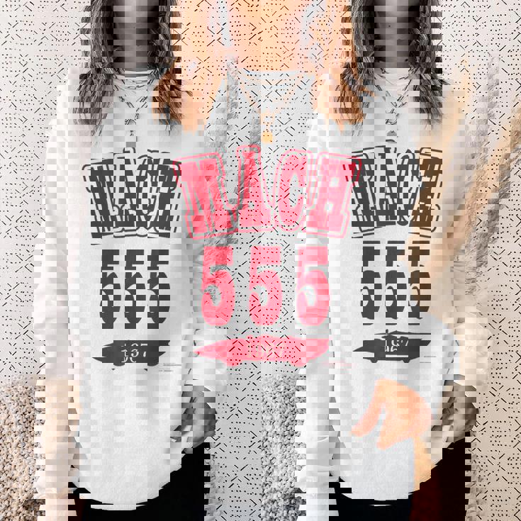 マッハgogogo カレッジデザイン スウェットシャツ 彼女への贈り物