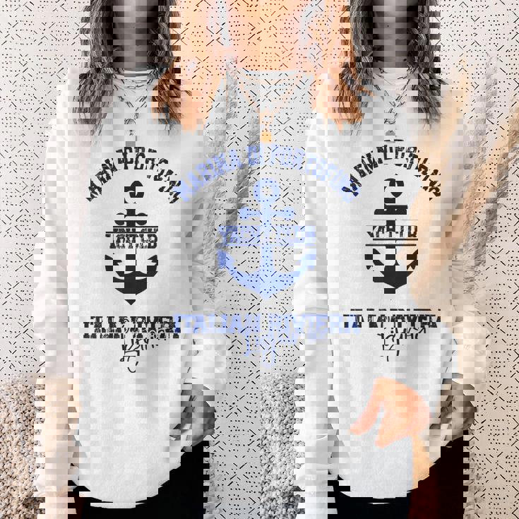 マリーナ・ディ・ポルトフィーノ イタリアン リビエラ ヨットクラブ ボートバケーション スウェットシャツ 彼女への贈り物