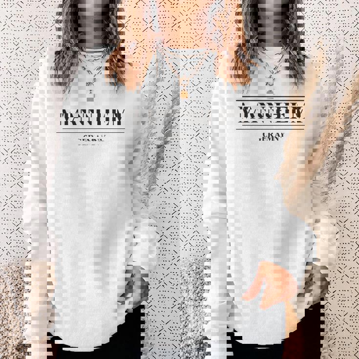 マンハイム ドイツ 長袖tシャツ スウェットシャツ 彼女への贈り物