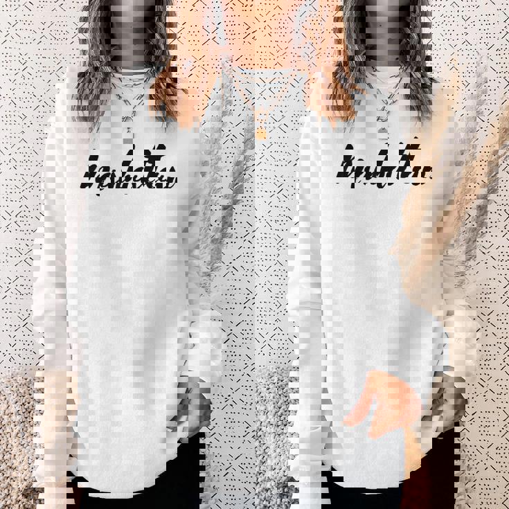 マンハッタンニューヨーク 世界一の街 スウェットシャツ 彼女への贈り物