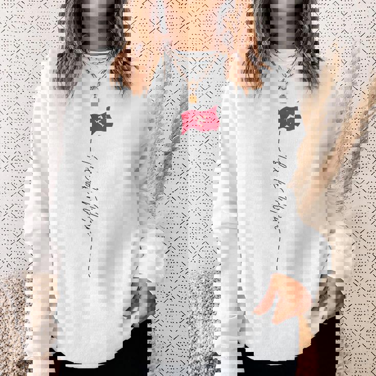 マン島の旗 マン島 マン島 愛国的な旗 スウェットシャツ 彼女への贈り物