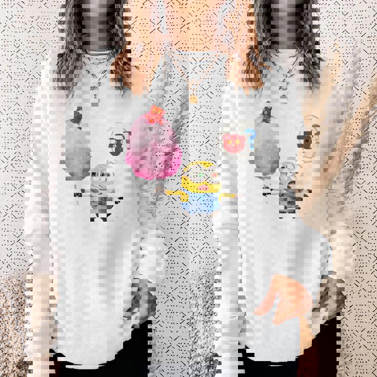 ミニオン Water Colorcotton Candy Bob スウェットシャツ 彼女への贈り物