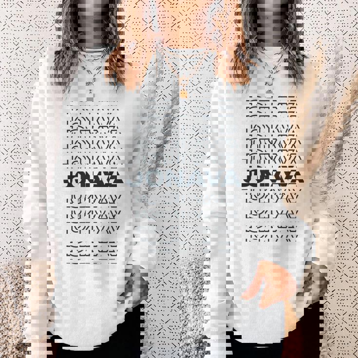 ミニマリストシティ リトアニアモダンジョナバ スウェットシャツ 彼女への贈り物