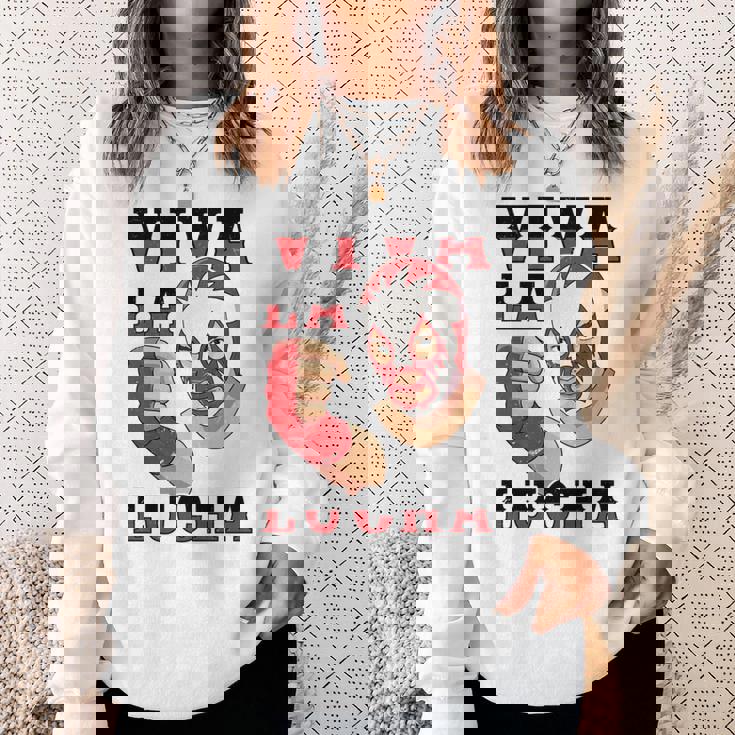 メキシコプロレス レスラー ルチャリブレ マスク メキシコ ファイター 長袖tシャツ スウェットシャツ 彼女への贈り物