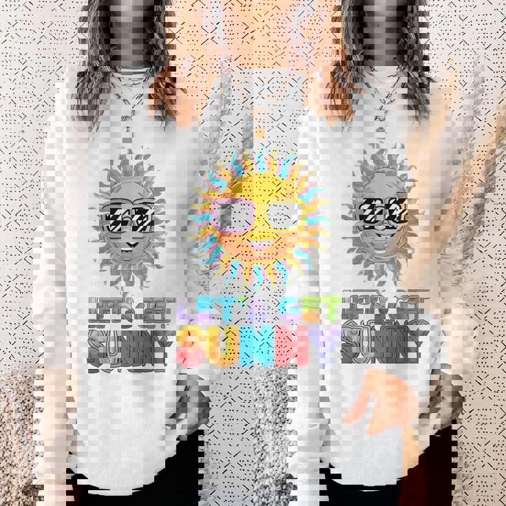 モチベーション輝くレッツゲットサニー活気 スウェットシャツ 彼女への贈り物