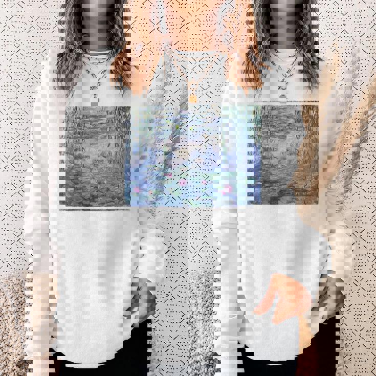 モネ 睡蓮 スウェットシャツ 彼女への贈り物