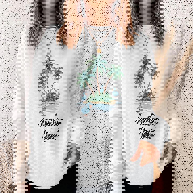 モーリシャス島 旅行 バケーション モーリシャス ドードー 鳥 スウェットシャツ 彼女への贈り物