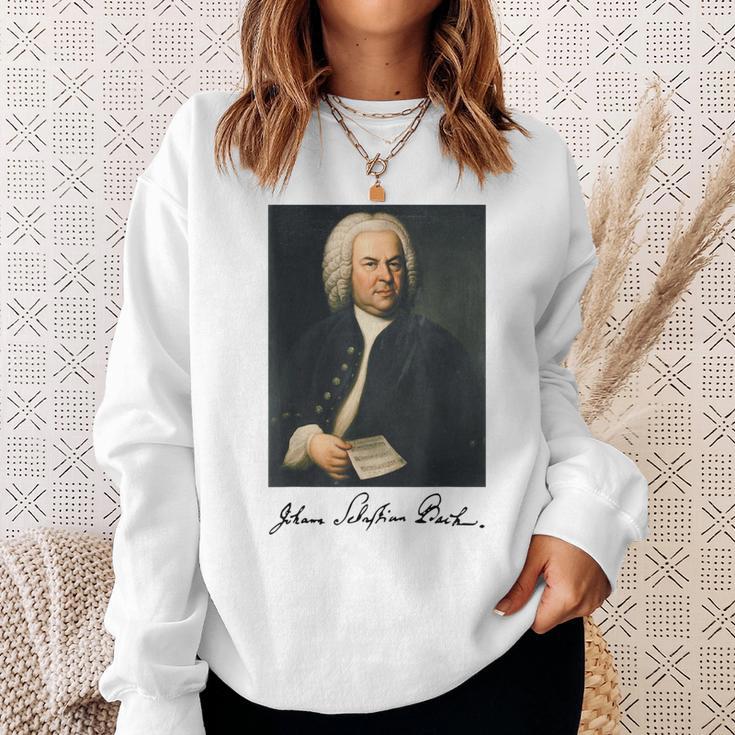 ヨハン・セバスティアン・バッハ 作曲家 クラシック音楽 Bach Composer Classical Music スウェットシャツ 彼女への贈り物