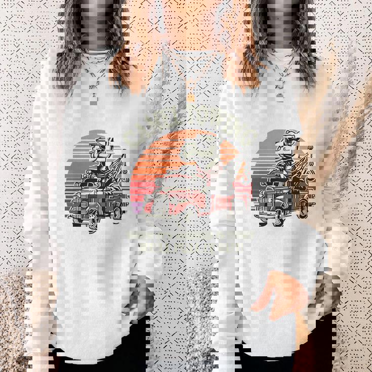 ラクダ牽引、しっかりと固定されている場合は引き出します。 長袖tシャツ スウェットシャツ 彼女への贈り物