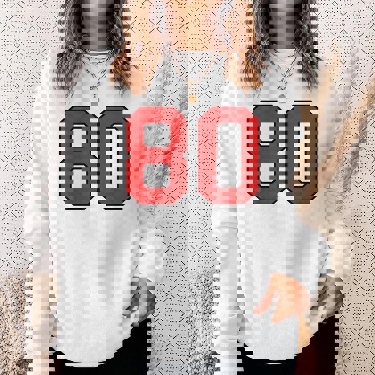 ラッキーナンバー80 クラシックカレッジアメリカン代表チームのファンプレイヤー スウェットシャツ 彼女への贈り物