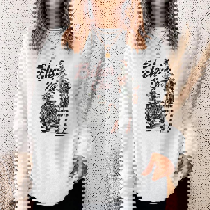 レトロなピンナップ スウェットシャツ 彼女への贈り物