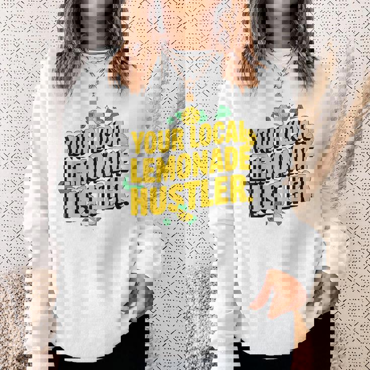 レモネード 起業家 モチベーションハッスル メンズ レディース 男の子 スウェットシャツ 彼女への贈り物