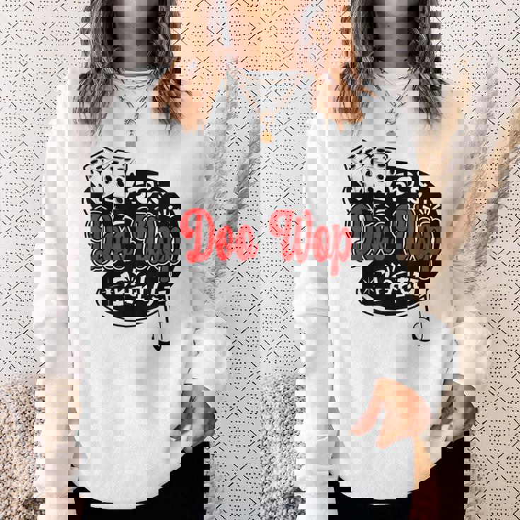 ロカビリー Doo Wop ヴィンテージ 50年代 音楽 レトロ ロックンロール スウェットシャツ 彼女への贈り物