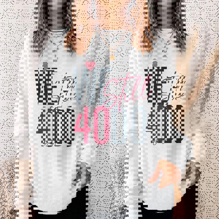 ロマンティックな結婚40周年 Wetill Do 40年 スウェットシャツ 彼女への贈り物
