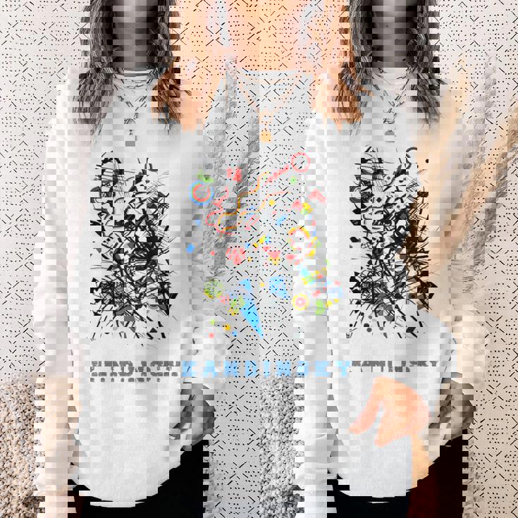 ワシリーカンディンスキー抽象芸術 スウェットシャツ 彼女への贈り物