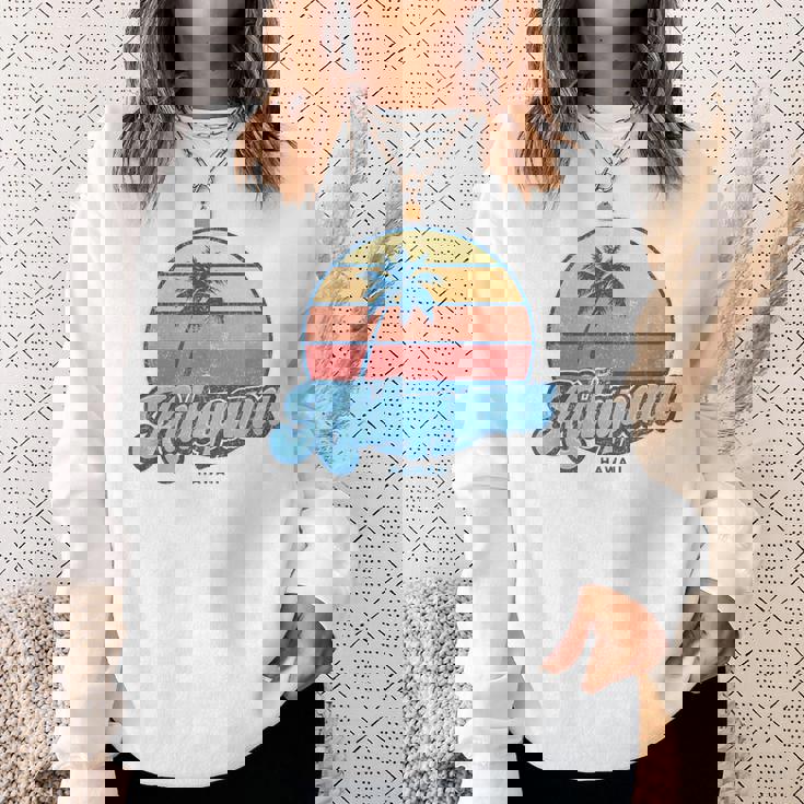 ヴィンテージ カラパナ ハワイ Hi クラシック 70年代 レトロ サーファー スウェットシャツ 彼女への贈り物