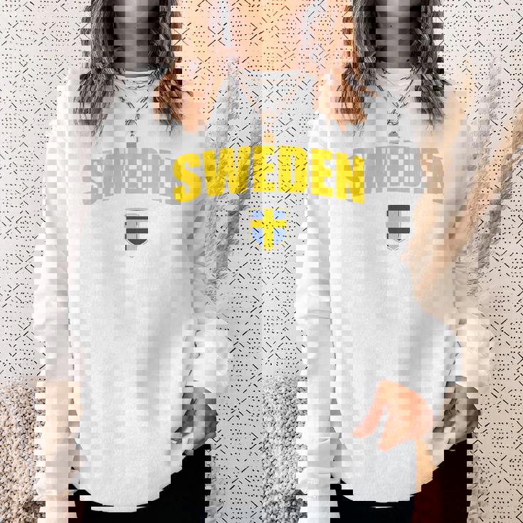 ヴィンテージ スウェーデン国旗 スウェーデン お土産 レトロ スウェーデン プライド スウェットシャツ 彼女への贈り物