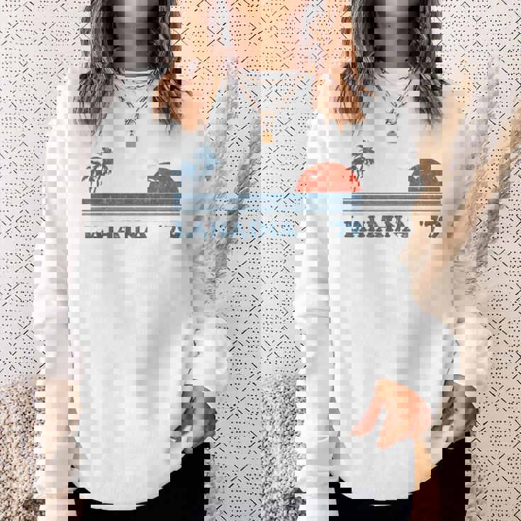 ヴィンテージ ラハイナ マウイ ハワイ ビーチ レトロ ハワイアン 70年代ギフト スウェットシャツ 彼女への贈り物