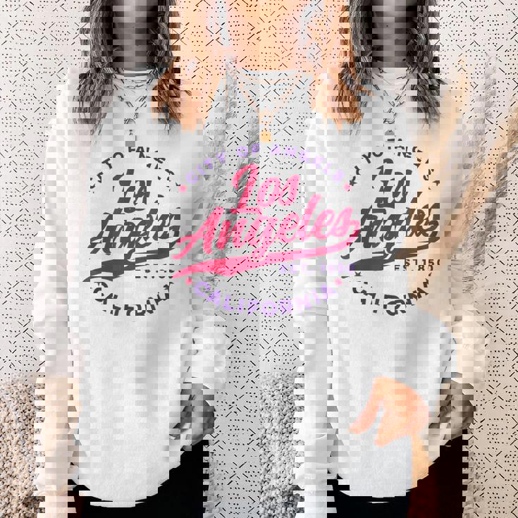 ヴィンテージ ロサンゼルス エンゼルス カリフォルニア レッドテキスト スウェットシャツ 彼女への贈り物