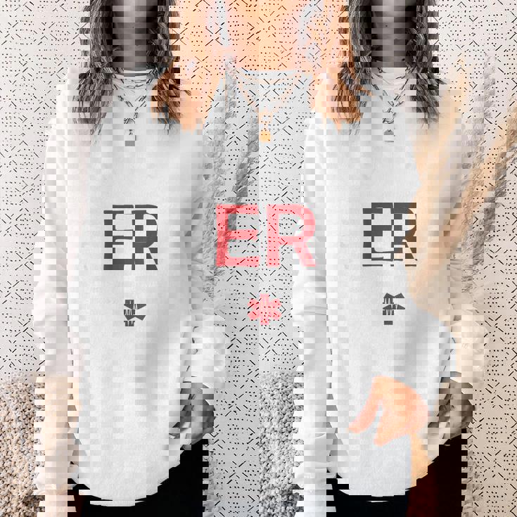 ヴィンテージ 救急科 緊急治療室 看護師 背中 スウェットシャツ 彼女への贈り物