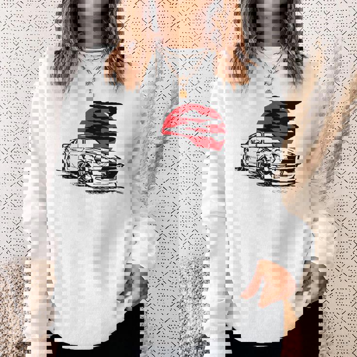 ヴィンテージジャパニーズクラシックカー、レーシングモータースポーツ スウェットシャツ 彼女への贈り物