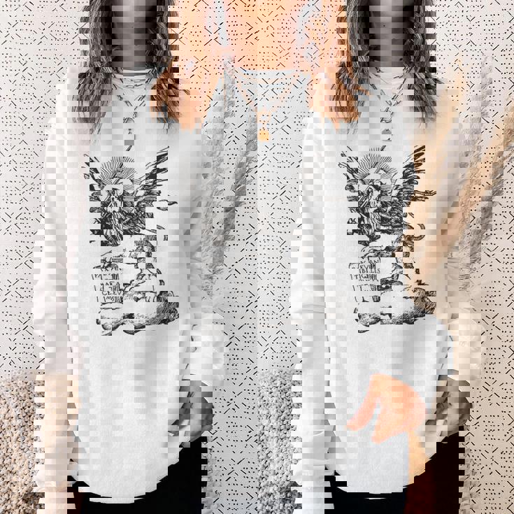 ヴェネツィア共和国のサンマルコ市の翼のあるライオン。 スウェットシャツ 彼女への贈り物