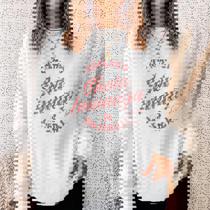 今永翔太 シカゴ 野球 ヴィンテージ 筆記体 Mlbpa スウェットシャツ 彼女への贈り物