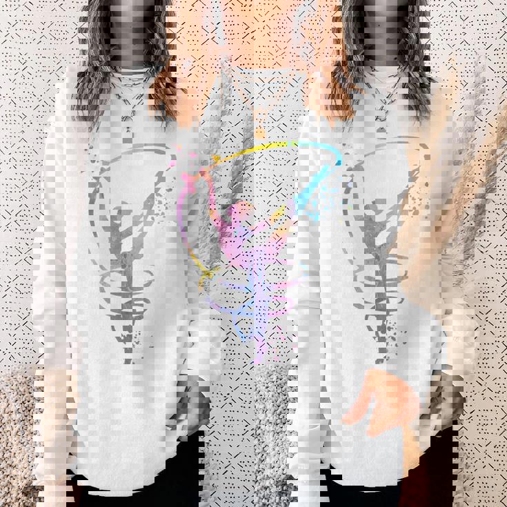 体操選手とバンドガールズ キッズ 新体操 スウェットシャツ 彼女への贈り物