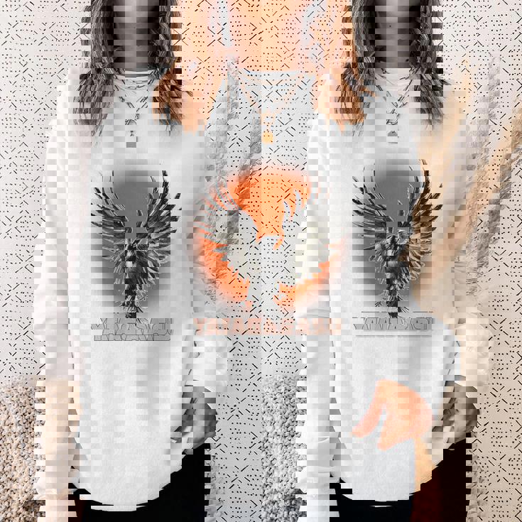 八咫烏 日本神話 霊鳥 化身 太陽 スウェットシャツ 彼女への贈り物