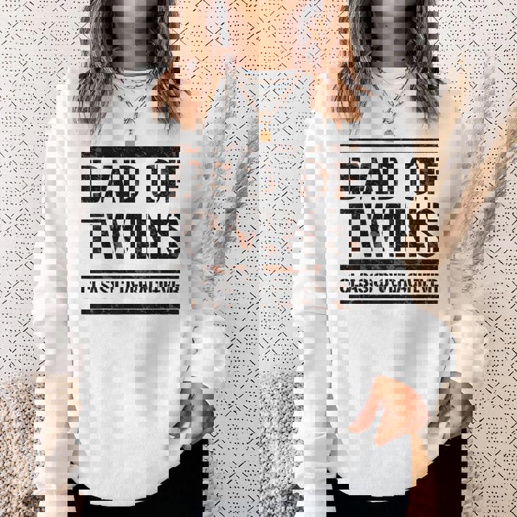 双子の父 父の日 双子のお父さん おもしろい 双子の父 スウェットシャツ 彼女への贈り物