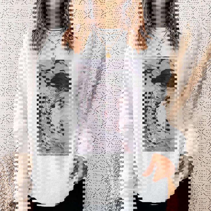 吸血鬼 アニメ ワイフ 長袖tシャツ スウェットシャツ 彼女への贈り物