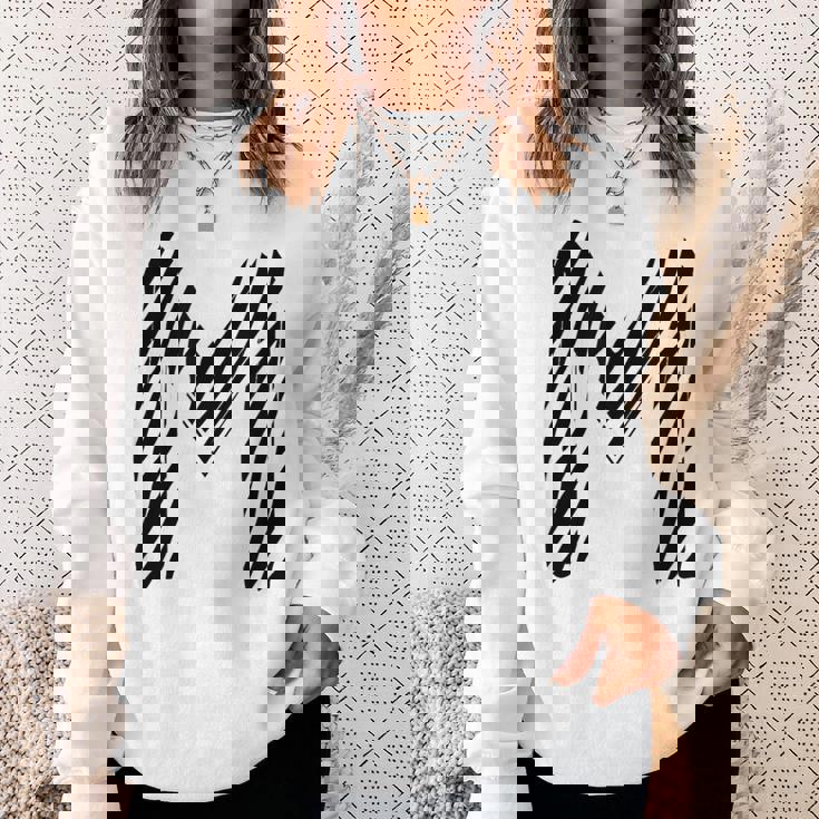 太字 クリエイティブ ゼブラマーカー 文字 M デザイン アニマルシリーズ スウェットシャツ 彼女への贈り物