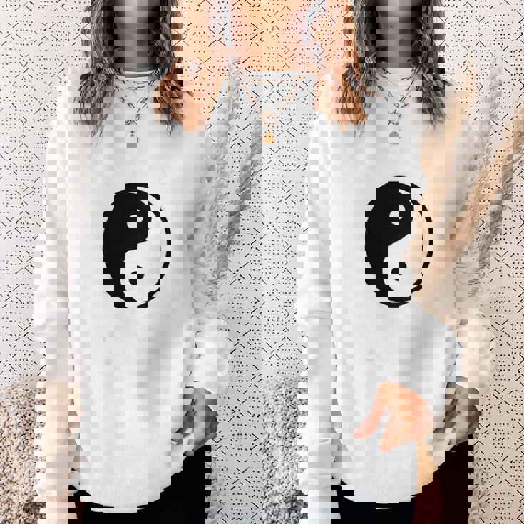 太極拳tシャツ バックプリント Body Mindpirit 陰陽tシャツ スウェットシャツ 彼女への贈り物