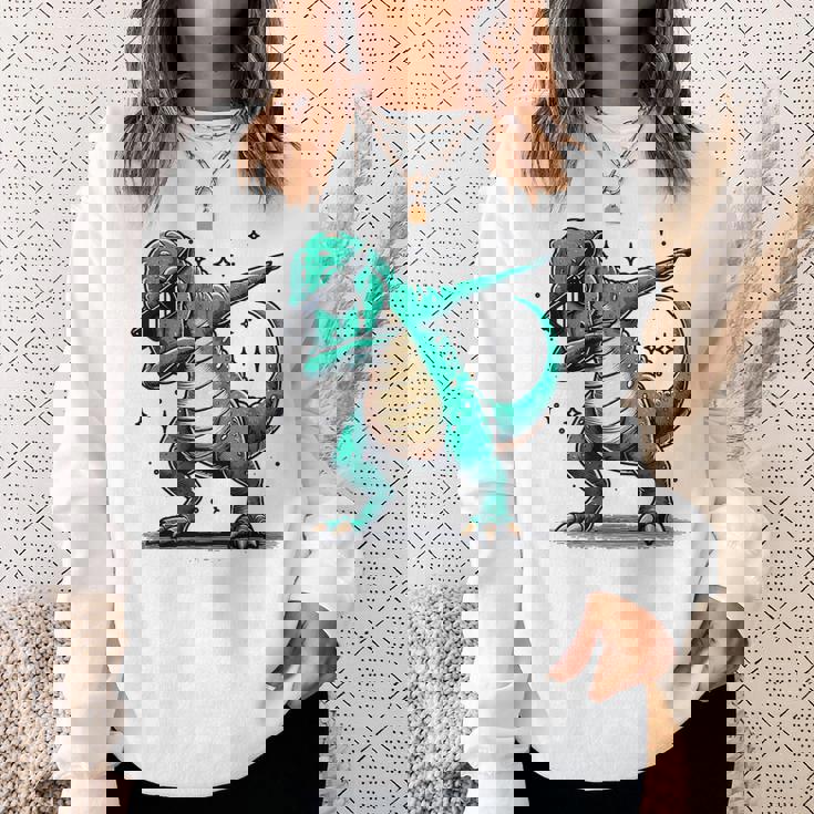 恐竜 ダビングサングラス ダブダンス スウェットシャツ 彼女への贈り物