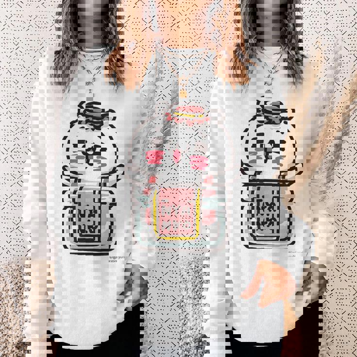 愛しすぎて大好きすぎる。ペアデザイン にゃんこジャム スウェットシャツ 彼女への贈り物