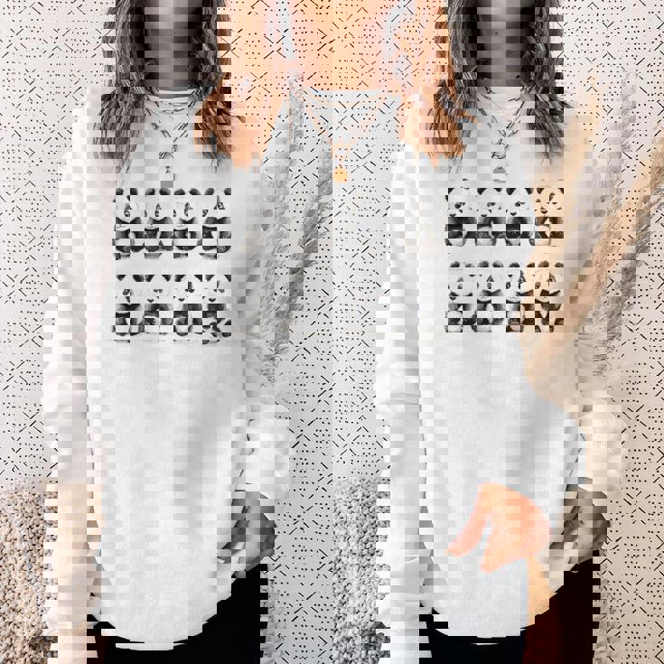 愛らしいパンダ柄かわいい動物デザイン 長袖tシャツ スウェットシャツ 彼女への贈り物