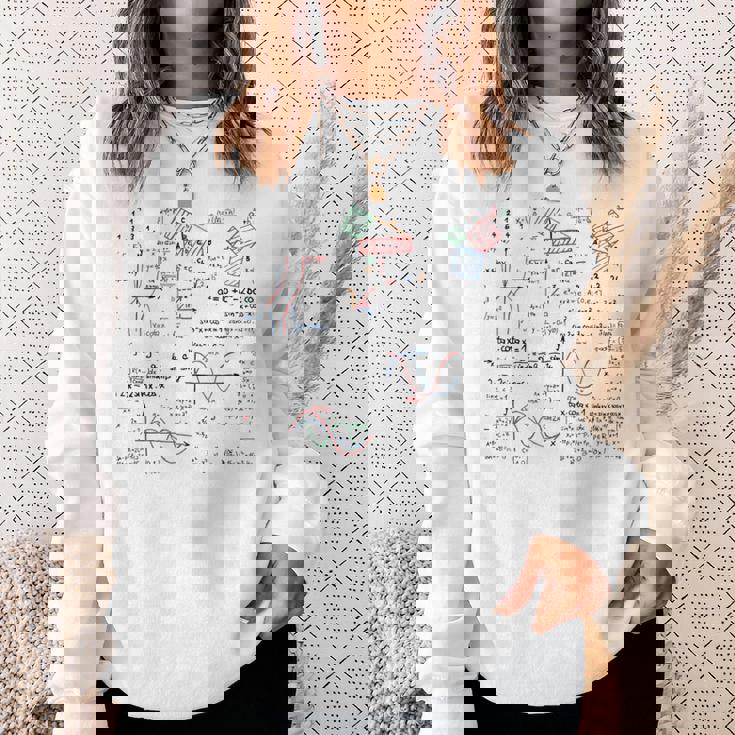 数学 数式 数字 愛 数学 数学 スウェットシャツ 彼女への贈り物