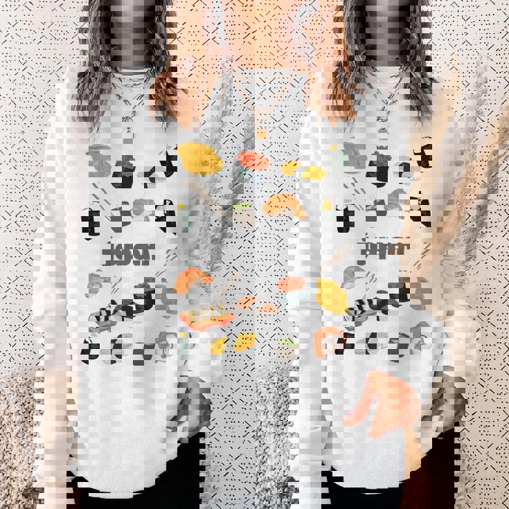 日本 寿司 お土産 スウェットシャツ 彼女への贈り物