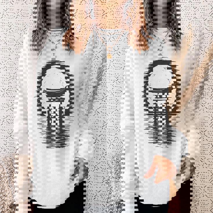 日本の鳥居アート スウェットシャツ 彼女への贈り物