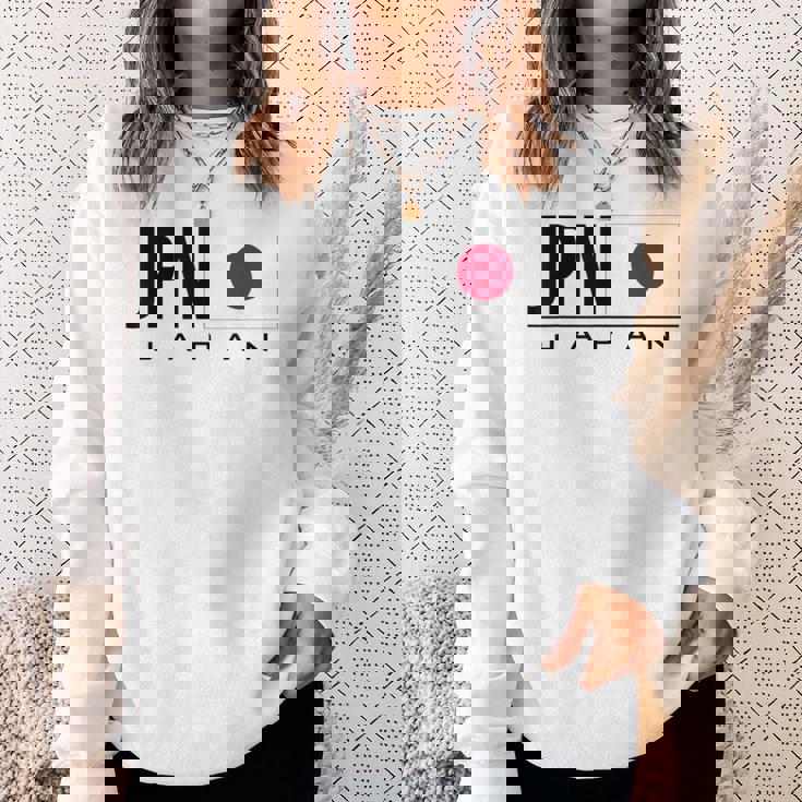 日本国旗 日本の国コード Jpnports Games アスリート スウェットシャツ 彼女への贈り物