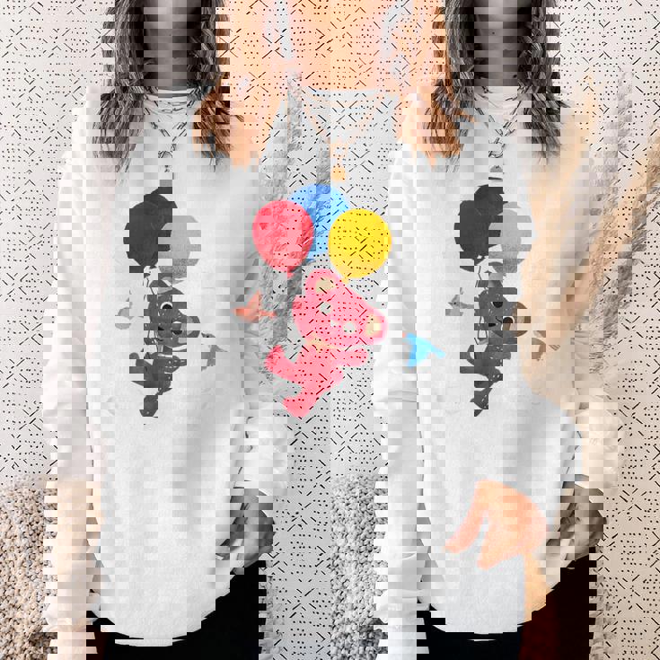 森のぬいぐるみラズ ぷかぷか風船 スウェットシャツ 彼女への贈り物